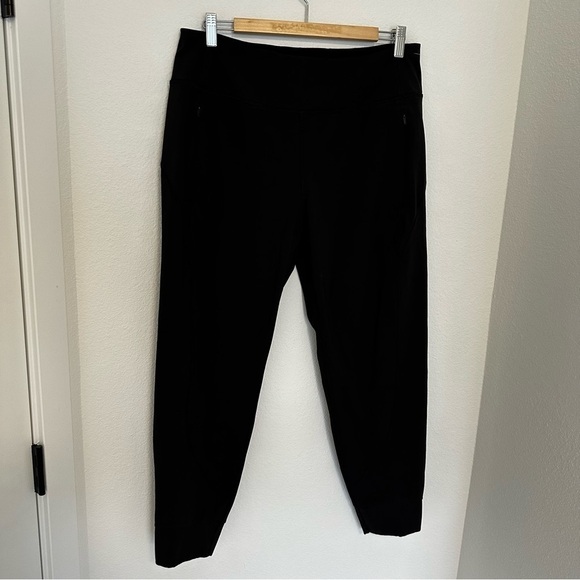 Athleta Distance Rainier Joggers Solid Black Size Large Women’s - Picture 2 of 11